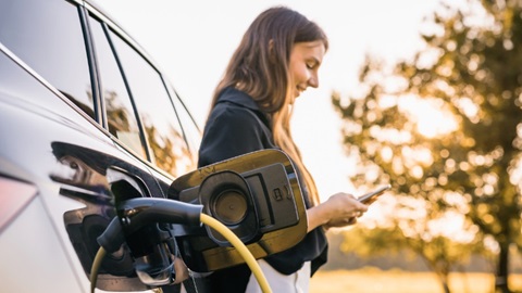 elektrische auto laden met app